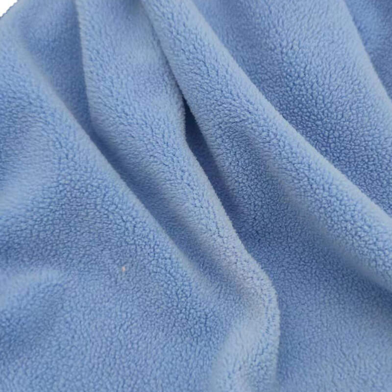 Home Textile Polyester Knit Polar Fleece Fabric for Hoodie Wholesale S 5